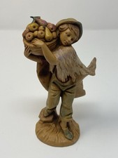 Fontanini Italy 1987 Seth Boy With Basket Of Fruit Nativity Village Figure 145
