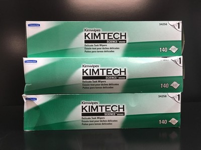 Kimtech REF 34256 White 1-Ply Kimwipes Delicate Task Science Wipers Lot 6 PKS