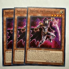 Disguise, the Copycat Hero x3 (playset) DOOD-EN081 Common 1st NM READY TO SHIP
