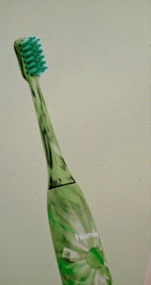 Cepillo de dientes eléctrico HiSmile con carga 3 modos temporizador cabezal reemplazable musgo mármol NUEVO Foto 3 de 4