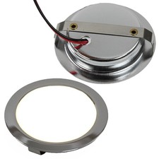 12 Volt LED Einbaustrahler Einbauleuchte Wohnwagen Wohnmobil Caravan Boot chrom
