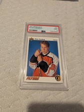 🌀 1991 UPPER DECK #64 PETER FORSBERG RC FLYERS HOF PSA 9