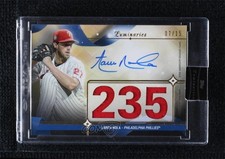2023 Topps Luminaries Masters of the Mound Relics /15 Aaron Nola Auto 5e4