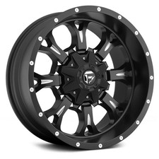 Fuel D517 Krank Wheel 17x9 -12 6x139.7 106.1 Black Single Rim