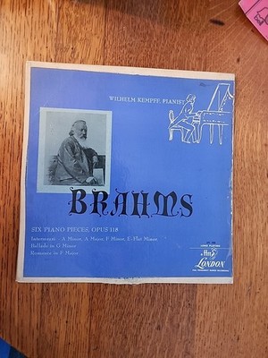 Brahms Wilhelm Kempff Pianist Lps 204 Lp
