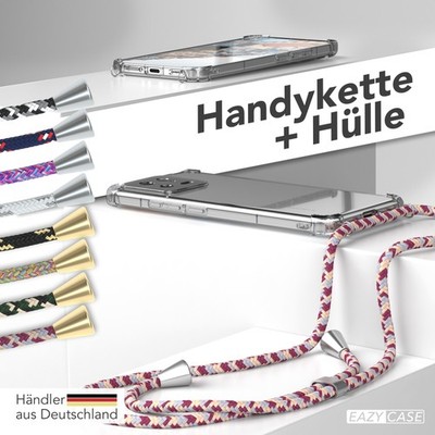 Handy Hülle mit Band Kette Umhängehülle Kordel Handykette Case Cover Schutzhülle