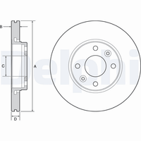 2X Bremsscheibe Vorderachse FüR Lada MERCEDES-BENZ Nissan Renault Dacia Smart