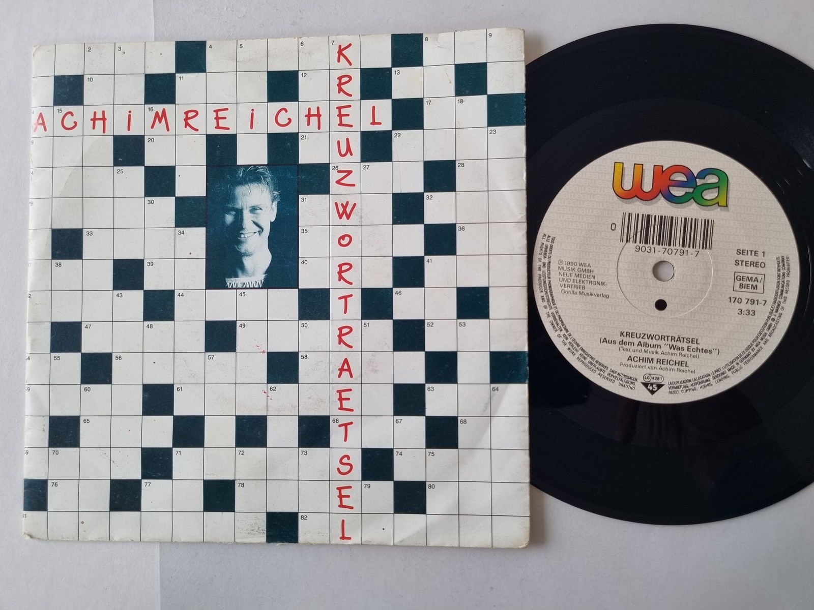 Achim Reichel - Kreuzworträtsel 7'' Vinyl Germany