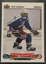 1992 UPPER DECK #692 SCOTT LACHANCE ROOKIE CARD. rookie card picture