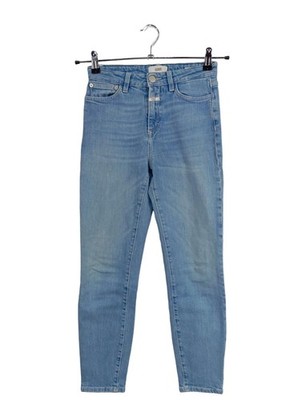 CLOSED High Waist Jeans Damen Jeans Gr. DE 30 blau Casual-Look