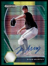 2021 Panini Prizm Draft Picks Green Yellow Hyper #2 Ryan Murphy Auto Le Moyne