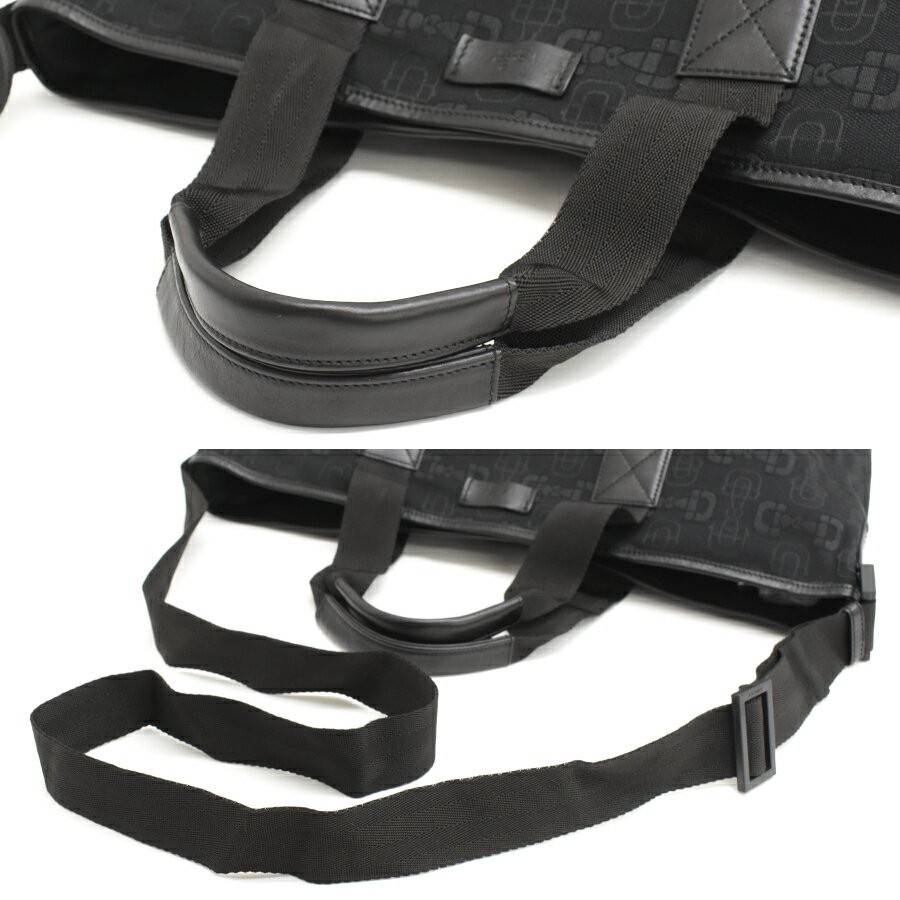 GUCCI 2WAY Shoulder Bag 240058 Horsebit Canvas Black Japan C-250919-5 thumbnail 7