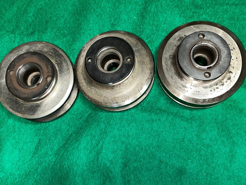 3-GRINDING WHEELS HUBS