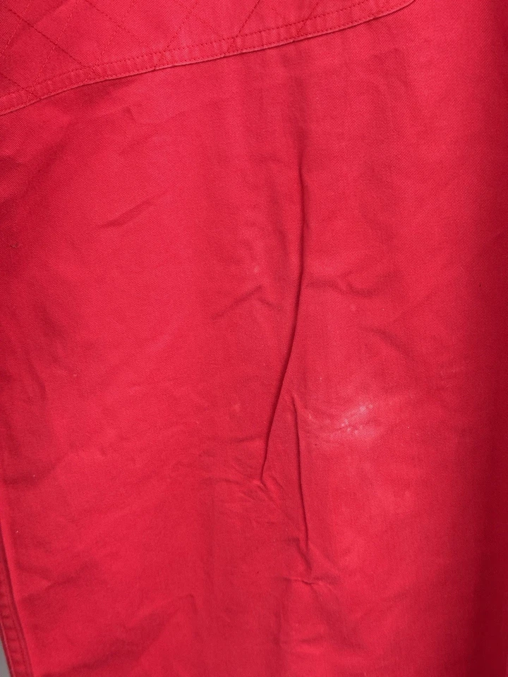 Orvis Long Sleeve Cotton Red Twill Quilted Hunting Safari Shooting Shirt XXL - Image 4 of 4