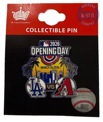 2026 Los Angeles LA Dodgers  Opening Day Palm Tree Dueling Logos 
