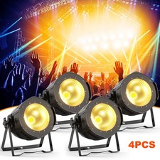 4PCS 100W COB LED Par Light Stage Audience Blinder Lighting Warm Cool White Club