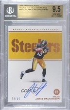 2018 Encased Rookie Notable Signatures 19/50 James Washington BGS 9.5 Auto 0a6