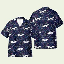 Airplane Hawaiian Shirt z9k 25