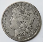 1896-S Morgan Silver Dollar-Fine