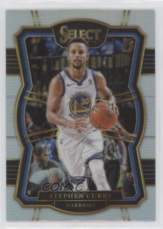 2017-18 Panini Select Premier Level Silver Prizm Stephen Curry #143 fm0