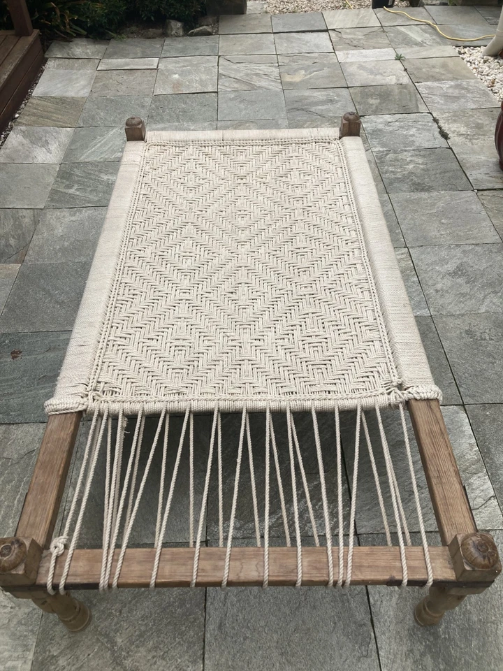 Beautiful vintage boho Indian day bed - image 3 of 4