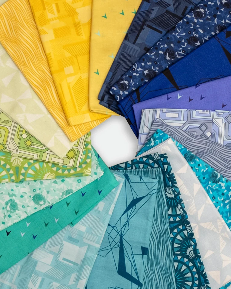 Half Yard Bundle - Fractals Solstice - 20 pieces - Image 2 of 3