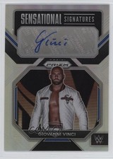 2023 Panini Prizm WWE Sensational Signatures Silver Giovanni Vinci Auto 16n7