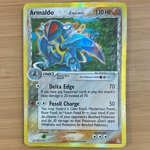 Armaldo #1/110 - EX Holon Phantoms - Delta Species - Holo Rare - 110 HP
