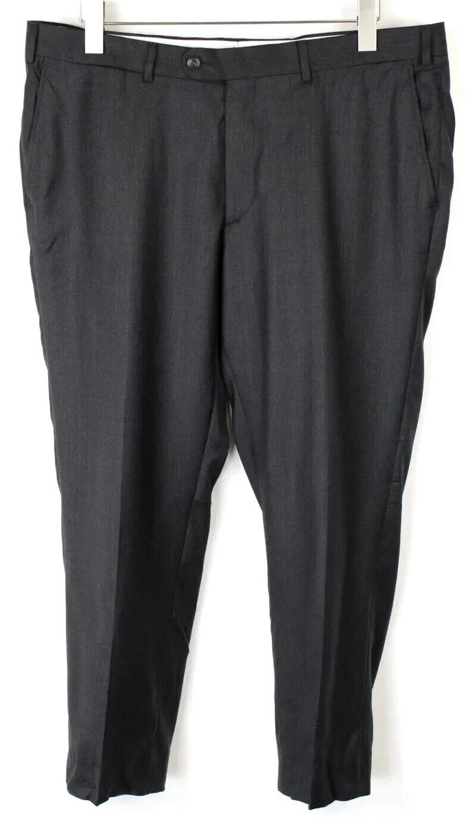 CRUZ Pantalon Noir Argent en Polyamide Gratté I HBT Collection