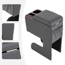 Universal Auto Car Central Armrest Box Center Console Storage Container Black