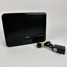 Phillips Portable DVD Player Model PD9016P/37 W/ Power Adapter Working Tested Y