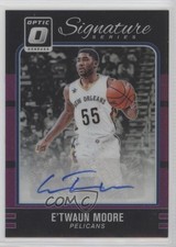 2016 Panini Donruss Optic Signature Series Purple Prizm E'Twaun Moore Auto 0wg1
