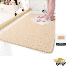 Non-Slip Bathtub Mat, 17x 30 Inch, Shower Mats for Bath Tub, PVC Loofah Bathr...