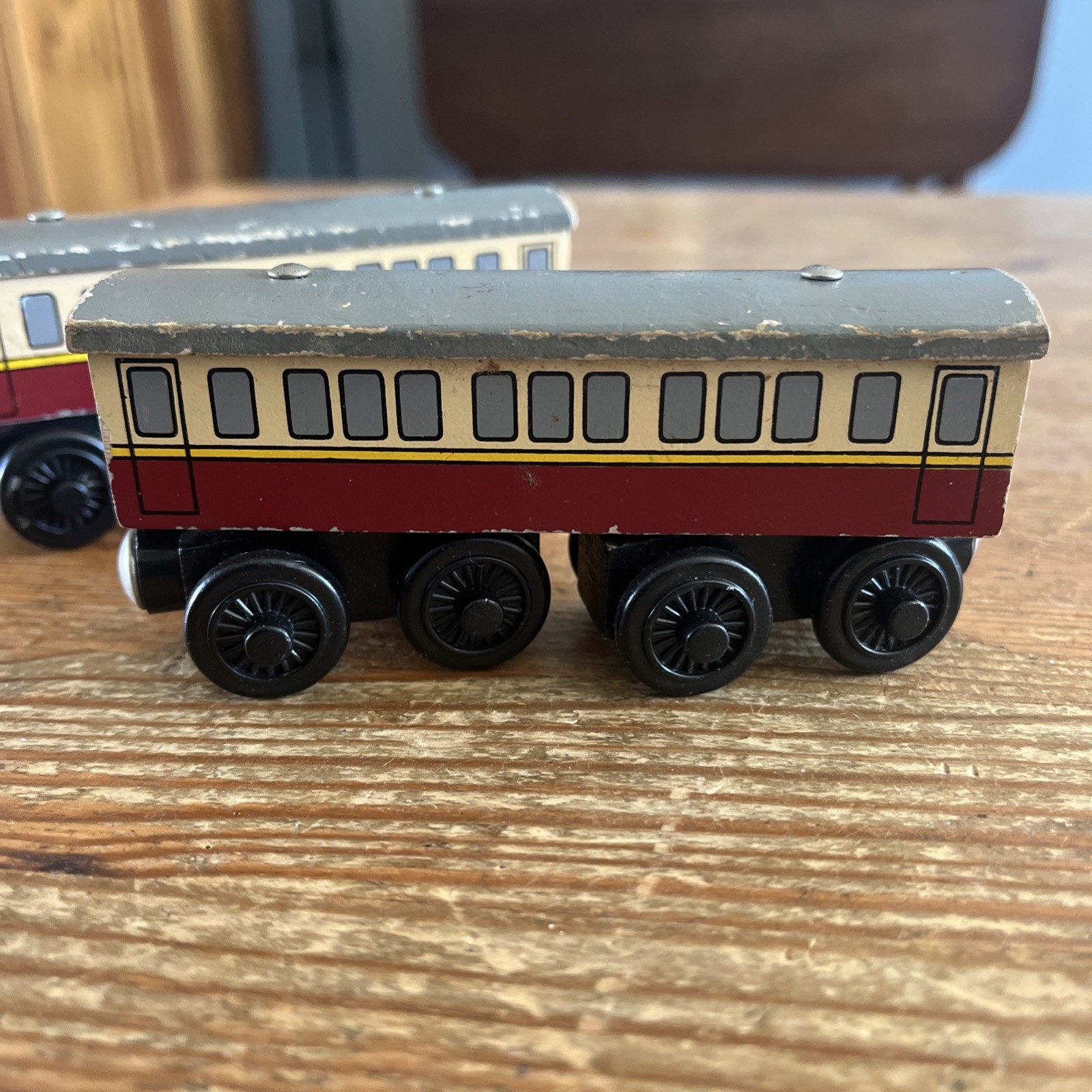 Thomas the Tank Engine & Friends Wooden Railway Train Express Coach Set of 2 thumbnail 2