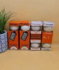 Vintage Titleist Acushnet DT Golf Balls 4 - 3 Packs 12 Total Balls  NOS 