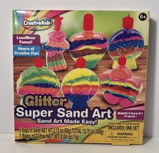 Creative Kids Super Sand Art NEW Makes 6 Bottles Fun Gift Play Indoors Easy
