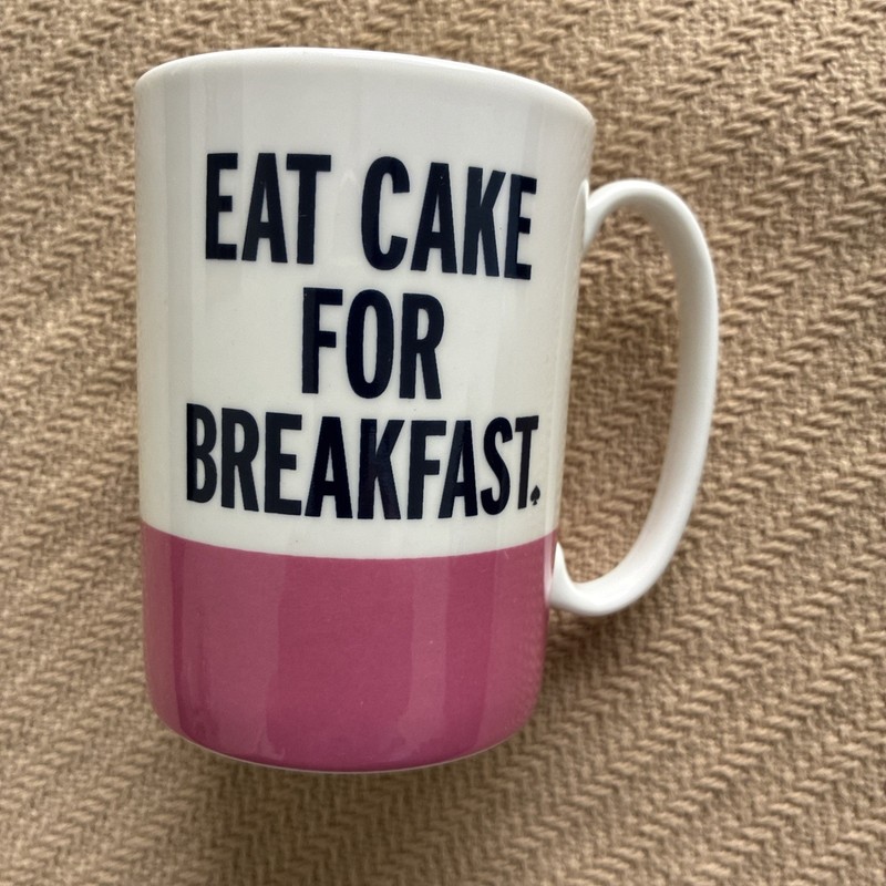 “Eat Cake For Breakfast” Kate Spade Coffee Cup
