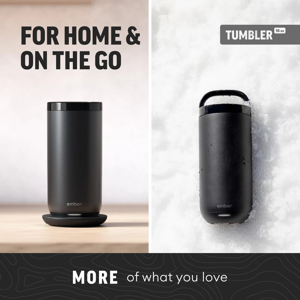 Smart App-Controlled Stainless Steel Temperature Control Travel Tumbler  