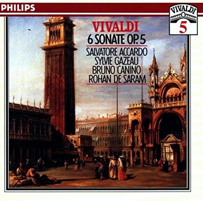 ANTONIO VIVALDI SALVATORE ACCARDO SYLVIE GAZEAU - Vivaldi: 6 Sonatas, Op. 5 - CD
