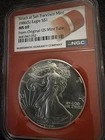 1986 (S) Eagle S$1 MS 69 From US Mint Sealed Box Struck at San Francisco NGC