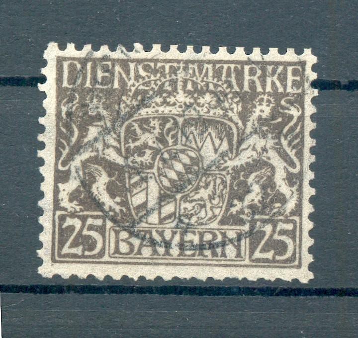 Bayern Dienst 21X Paper Type Checked 7EUR