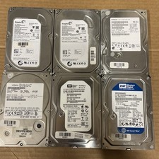 Lot of 6x 320GB SATA 3.5-inch HDD Hard Drive Disk 3.5" - Seagate, Hitachi, WD