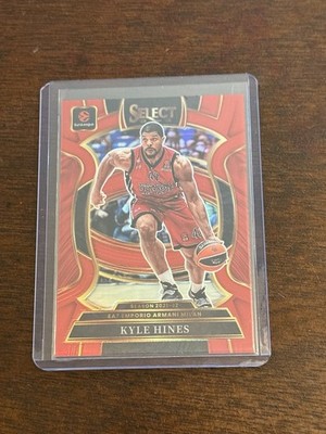 2025-26 Panini Prizm Euroleague Basketball Kyle Hines Red Prizm #067/199