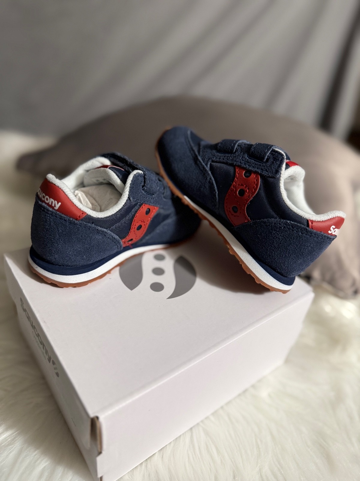 Saucony Kids Baby Jazz Hook & Loop Sneaker Shoes