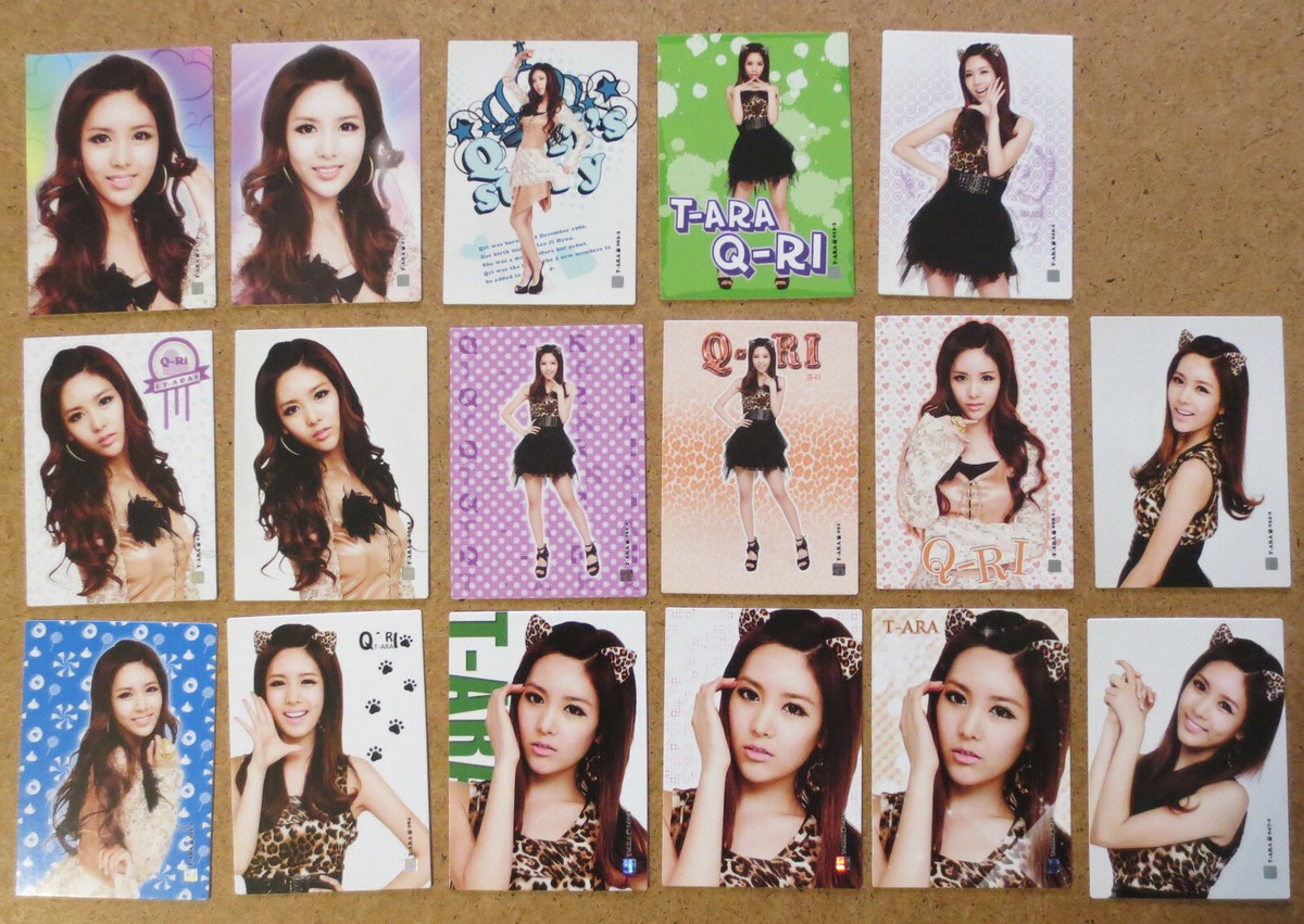 T-ara Tara Card Lot - Q-Ri Lee Ji Hyun Korean KPOP STAR - 17 cards