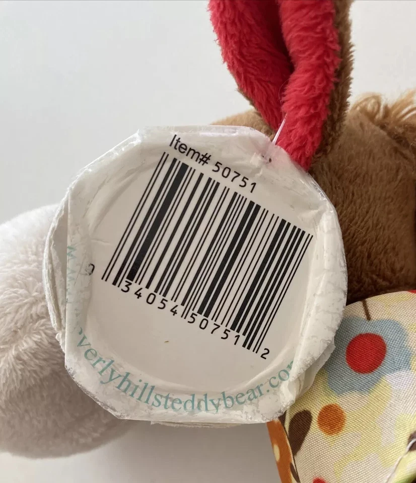 Beverly Hills Teddy Bear Co. Brown Pony Horse Plush Stuffed Animal Soft Toy - Image 4 of 4