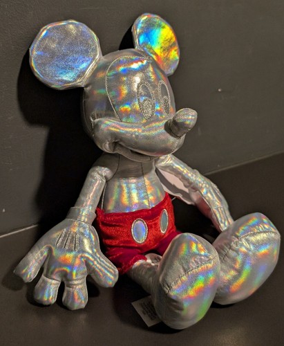 Disney Parks 100 Years Of Wonder Mickey Mouse Plush Toy Collectible 100th - NWT - Picture 2 of 9