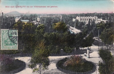 View to Görlitz from Viktoriastraße from 1912