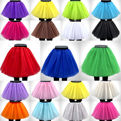 Tütü Tutu Ballettrock Tüllrock Petticoat Paket Rock Fasching Petti 3-5 Lagen!!!