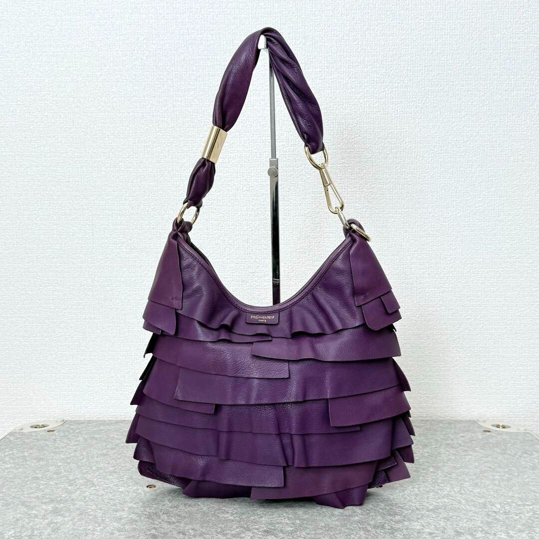 バッグ YVES SAINT LAURENT rive gauche St.Tropez YVES SAINT LAURENT ST. TROPEZ Rive Gauche Leather Shoulder